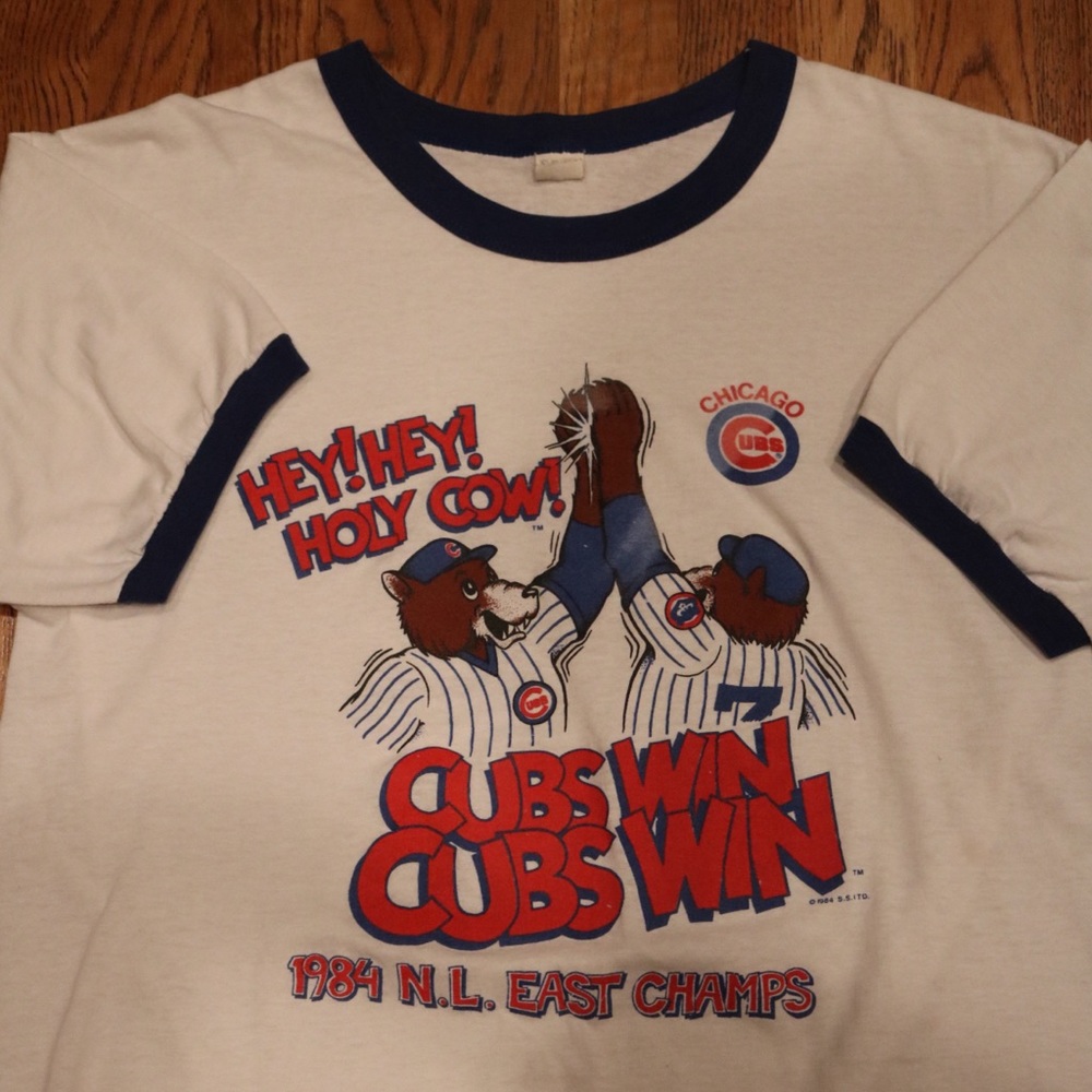 Vintage 1983 Chicago Cubs N.L. East Champs T 🔥💨